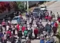 Productores y bloqueadores se enfrentaron en Río Abajo. FOTO: Captura RRSS