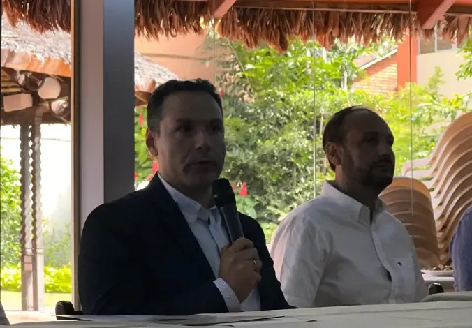 El primer vicepresidente del Comité Cívico pro Santa Cruz, Agustín Zambrana/ Comité pro Santa Cruz