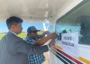 Se precintó una avioneta/Fiscalía General