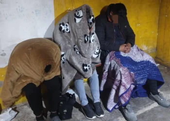Tres hombres fueron aprehendidos por el robo de vehículos. FOTO: Fiscalía de Oruro