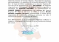 Comunicado emitido por el Ministerio de Trabajo. Foto: RRSS.