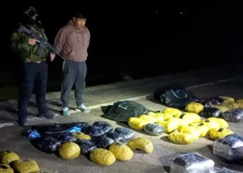 El conductor y la droga incautada/FTC