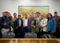 Reunión entre el ministro de Presidencia y los representantes de los municipios. Foto: RRSS.