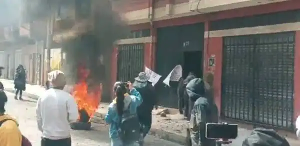 Los movilizados intentaron tomar su federación/RRSS