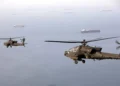 El helicóptero Apache se estrelló en el estrecho de Ormuz/US NAVY