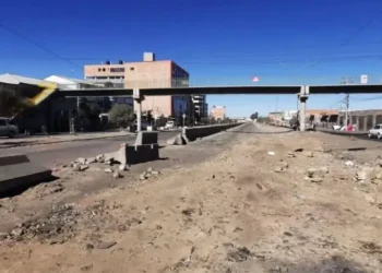 Una vía de Senkata despejada tras más de tres semanas de bloqueos. FOTO: RRSS