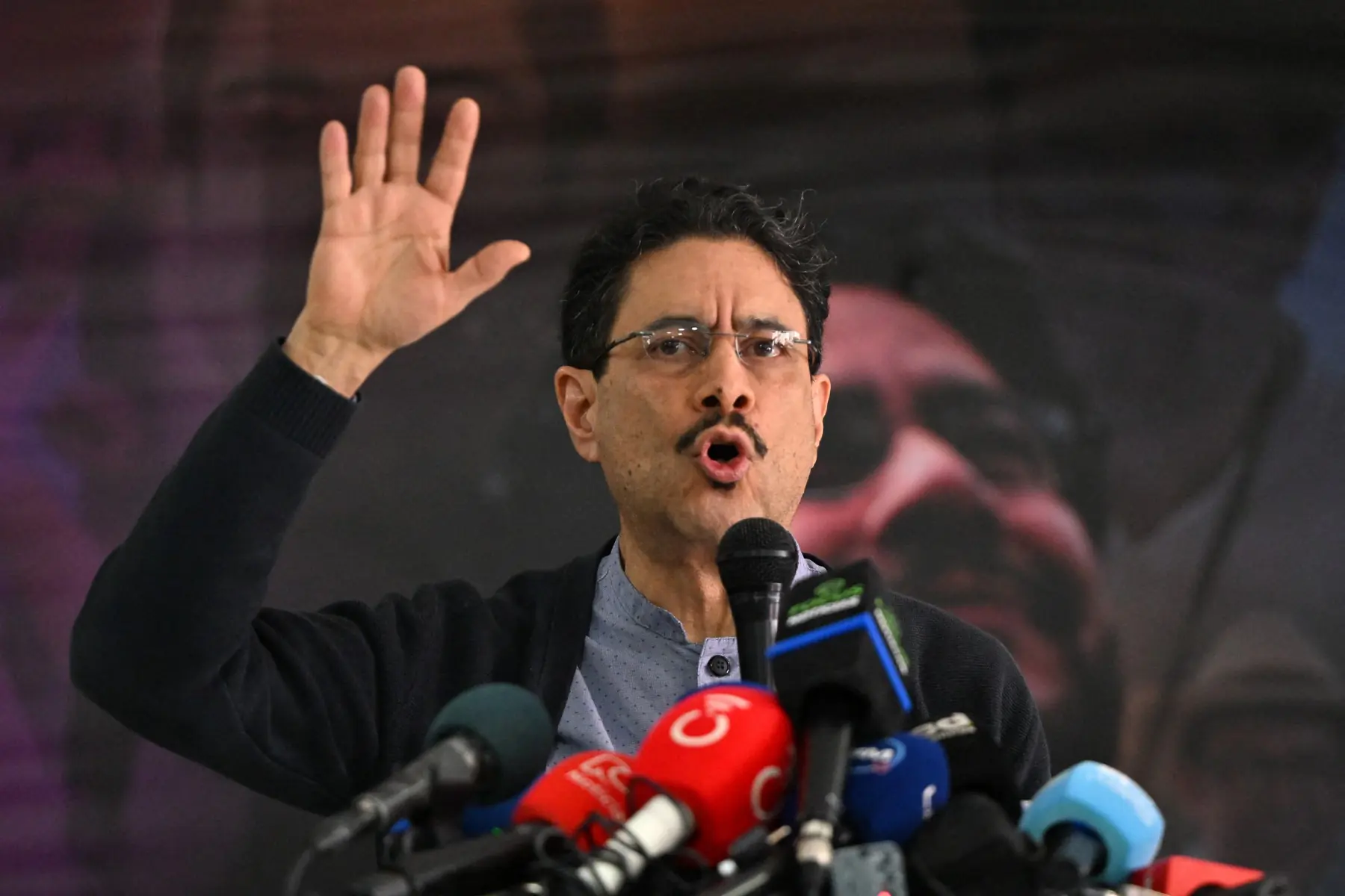 Iván Cepeda, candidato izquierdista/AFP