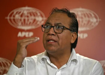 El candidato presidencial peruano Roberto Sánchez/AFP