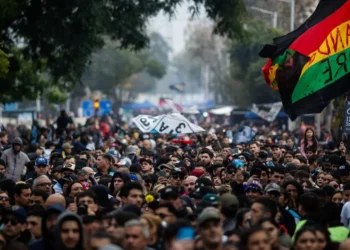 Despedida masiva al Indio Solari/AFP