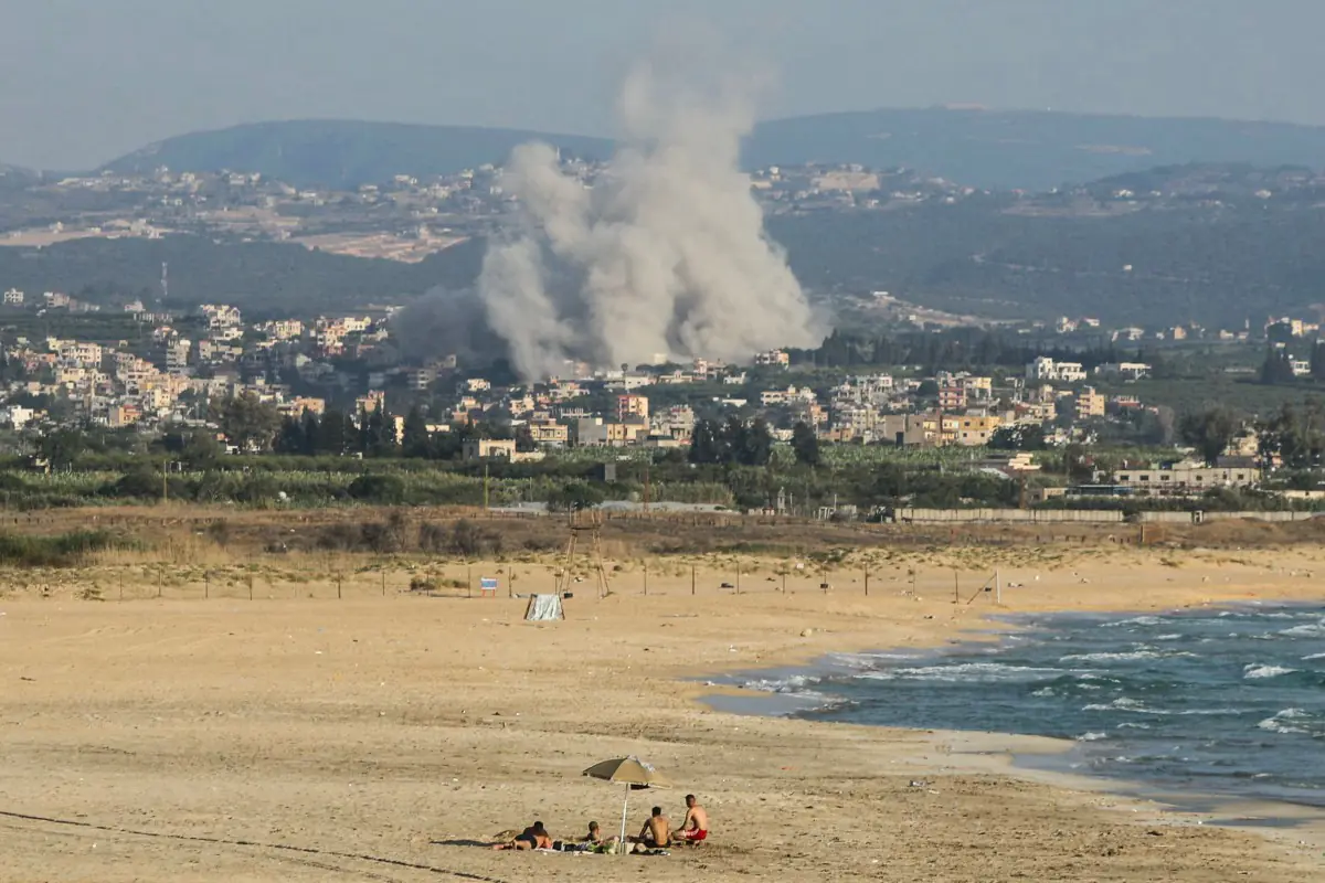 Israel lanzó un ataque en Líbano/AFP