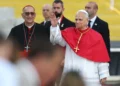 El papa León XIV en Barcelona/AFP