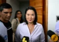 Keiko Fujimori pidió calma a sus seguidores/AFP