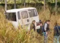 Accidente en la ruta Cotoca-Puerto Paila deja tres fallecidos y al menos 18 heridos. Foto: Captura.
