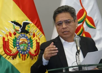 José Luis Gálvez, vocero del preidente Rodrigo Paz.
Foto: APG
