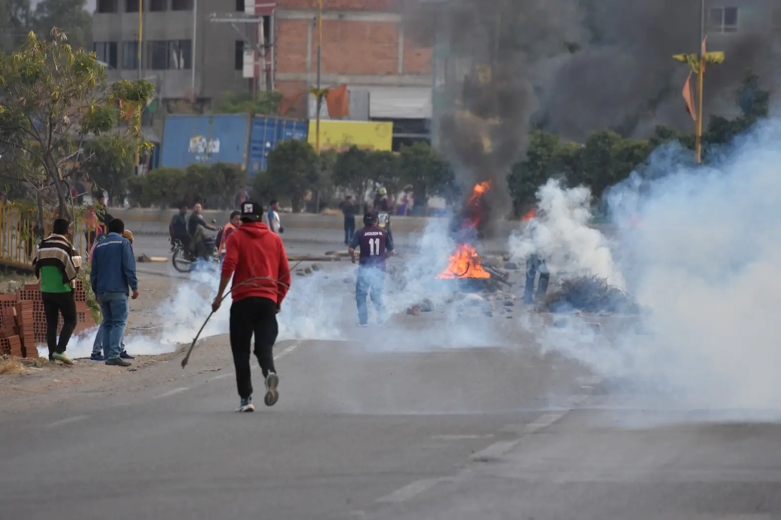 Enfrentamientos en Cochabamba.
Foto: APG
