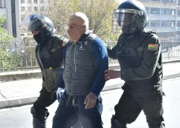 Un marchista aprehendido.
Foto: APG