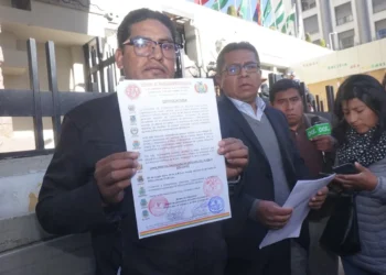 El dirigente gremial Toño Siñani. Foto: APG