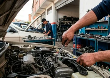 Refacciones en vehículos afectados por la gasolina desestabilizada. Foto: Unibienes