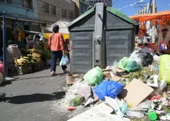 La basura se acumula en las calles. FOTO: GAMLP