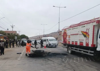Se realizó la limpieza de la carretera/ABC