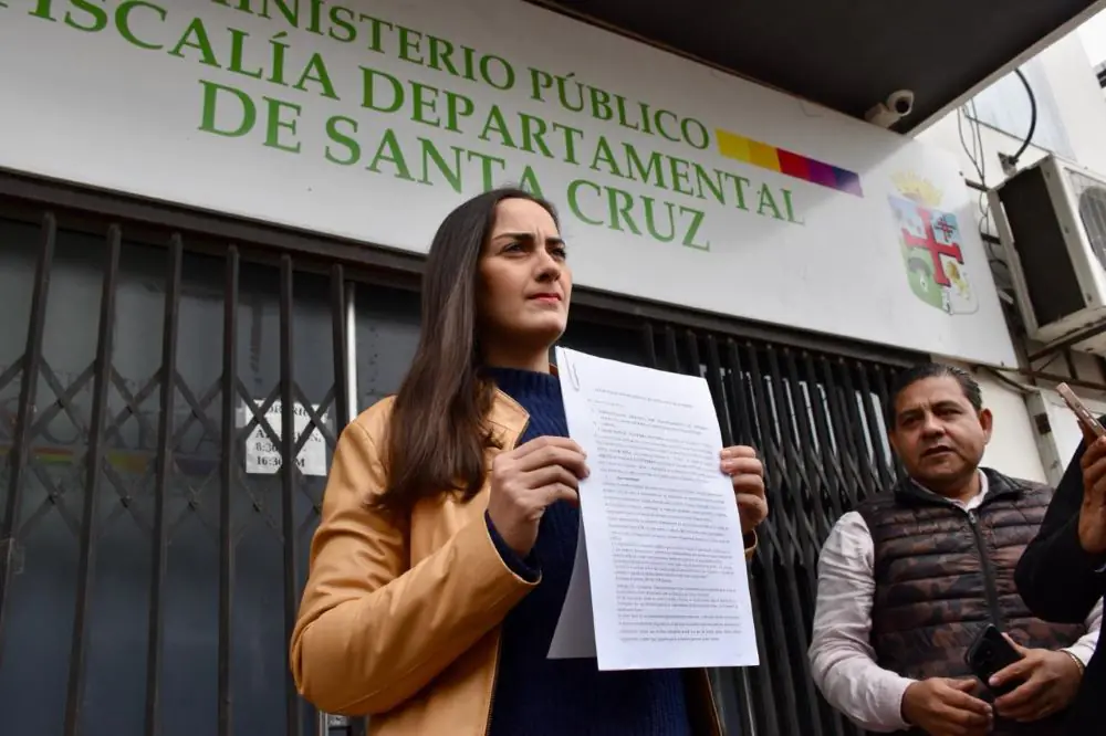 La presidenta del Concejo de Santa Cruz, Luisa Nayar. FOTO: CMSC
