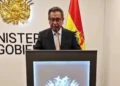 El ministro de Gobierno, Marco Antonio Oviedo.
Captura RRSS