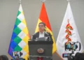 El vocero presidencial José Luis Gálvez.
Foto: APG