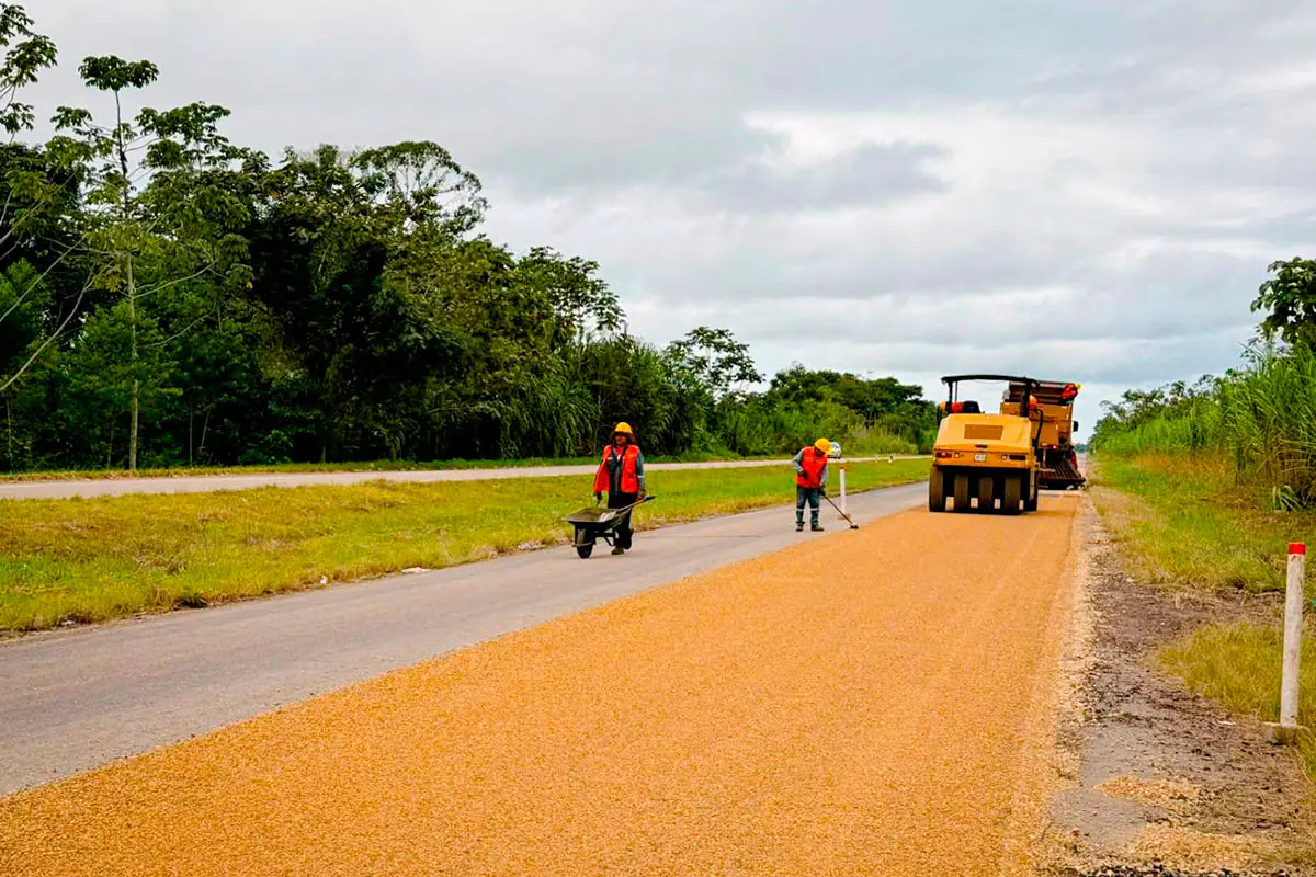 Tareas de mantenimiento en la zona. Foto: Ministerio de Obras Públicas