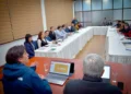 La reunión entre el ministro Zamora y la Comisión de Diputados. Foto: Ministerio de Obras Públicas