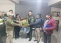 Personal de la Policía, Zoonosis y voluntarios rescataron a las aves. FOTO: Comando de la Policía de Potosí