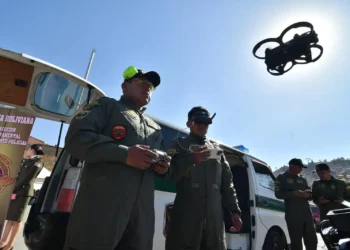 Gobierno entrega drones a la Policía para modernizar las labores de seguridad. Foto: APG.