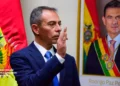 Juan Pablo Romero en el acto de juramento. Foto: Ministerio de Hidrocarburos