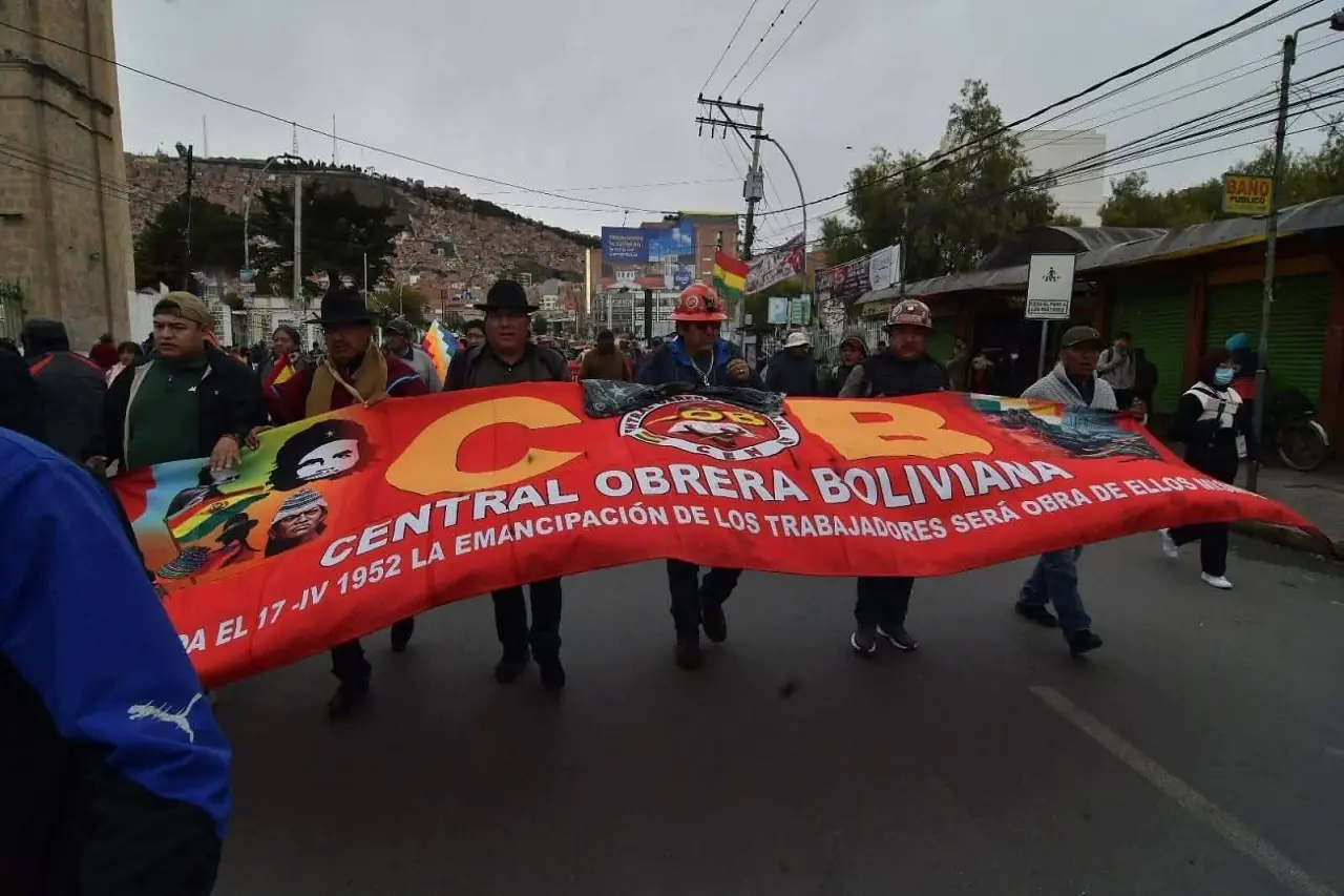 La COB rechaza el ‘dieselazo’ y convoca a un ampliado de emergencia. FOTO: RRSS