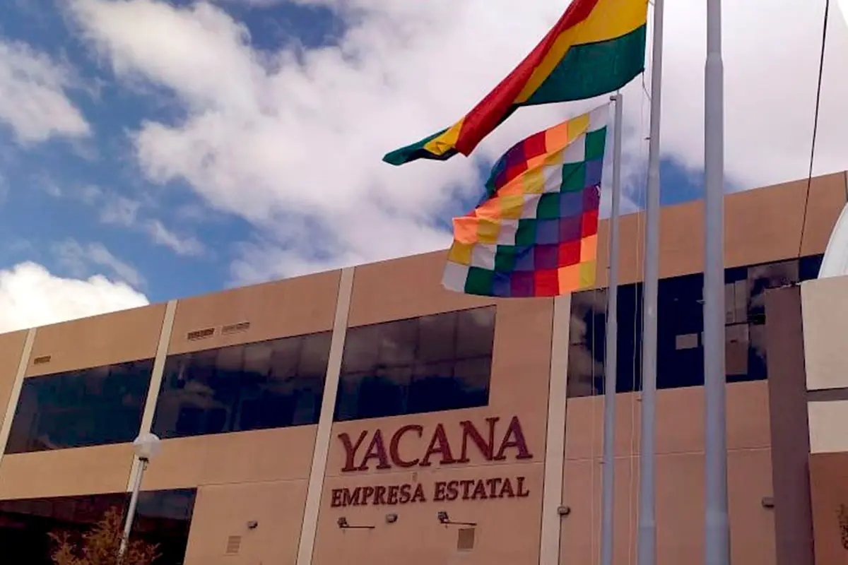 La empresa estatal Yacana. Foto: ABI