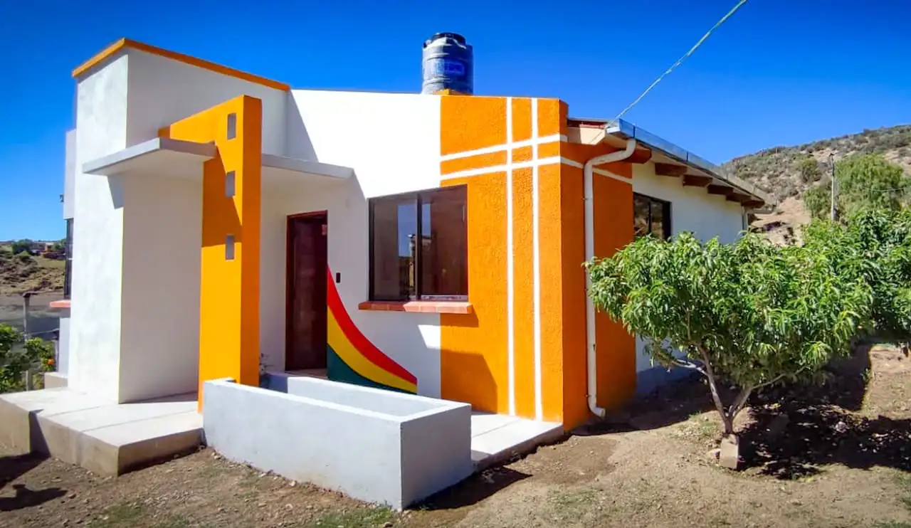 social. Una vivienda del proyecto habitacional que promueve el Gobierno. Foto: AEVivienda