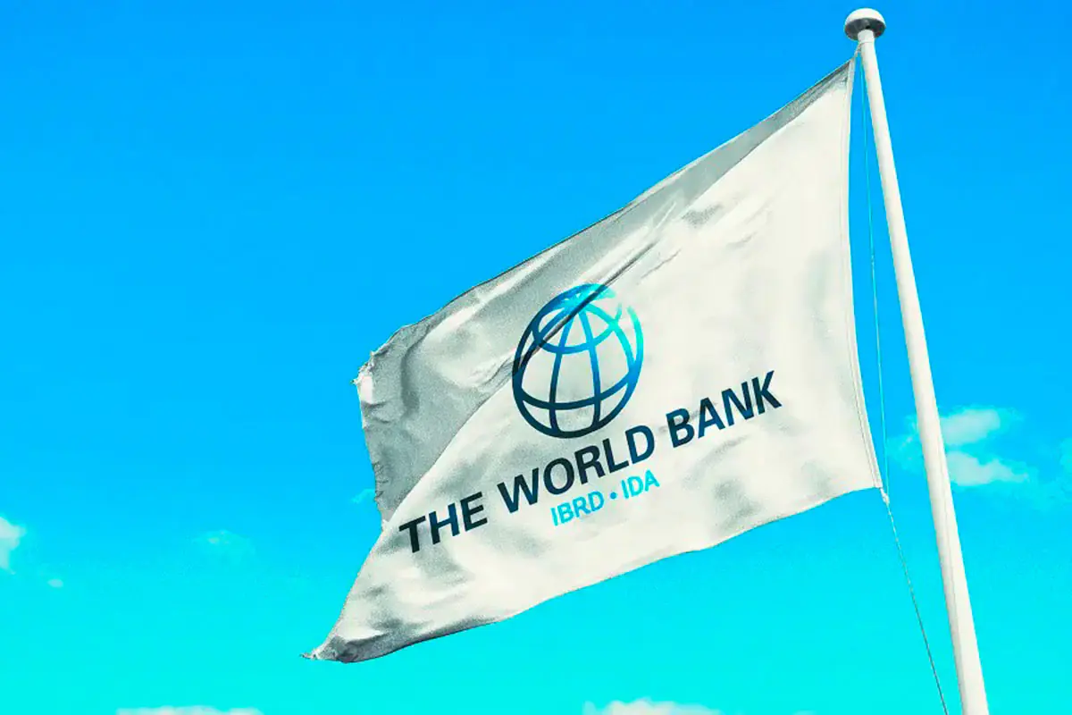 El emblema del Banco Mundial en su sede de Washington. Foto: El economista