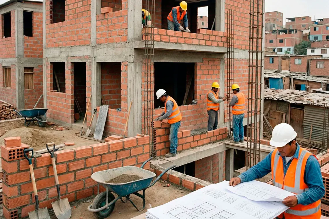 Una vivienda en construcción (Foto: Archivo)